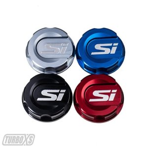 Honda Civic Sport Oil Cap - Turbo XS - Si Logo - Red - `16-`19